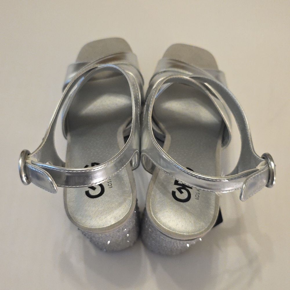 BRAND NEW GBG LOS ANGELES JEWEL STRAPPY HEELS SANDALS R3